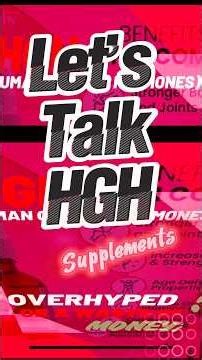 “Why HGH Supplements Are a Total Waste of Money‼️ #supplements