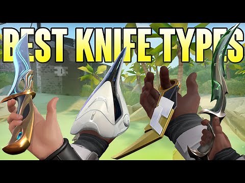 WHY THESE ARE THE BEST VALORANT KNIFE SKINS ....