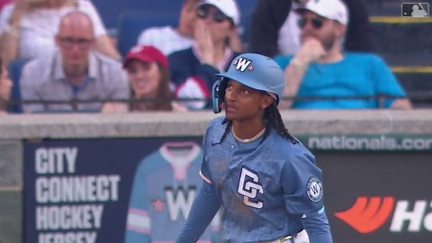 Jonrón de 2 rayas de CJ Abram