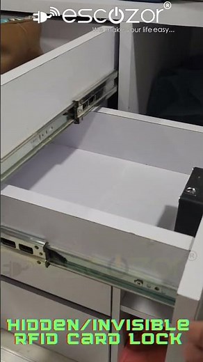 Hidden/Invisible RFID Card Lock For Drawer,Cabinet or Wardrobe By Escozor