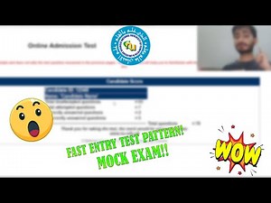 Fast Entry TEST MOCK EXAM 2023 | Entry TEST Preparation | ENTRY TEST PATTERN!!