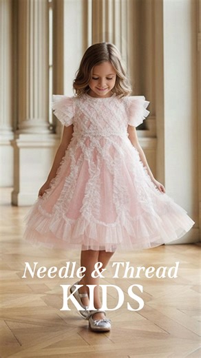 11 reactions | Discover party-perfect pastels made for your mini. With shining sequins and twirl-worthy silhouettes, our new KIDS edit will bring a touch of magic to every moment. | Needle & Thread | Facebook