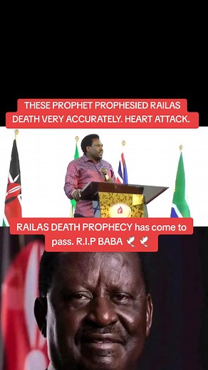 Profecía de la muerte de Raila se ha cumplido
