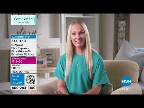 FitQuest Flex Express Elite Bike with Echelon Fit App Fr...