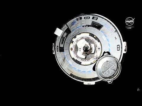 Boeing Starliner Docks to the International Space Station with NASA Astronauts Aboard