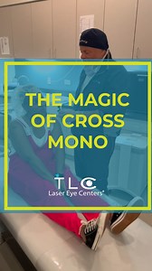 LASIK treats nearsightedness and farsightedness! This patient discovers the magic of cross mono with LASIK. | TLC Laser Eye Centers