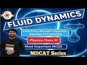 fluid flow| equation of Continuity | Bernoulli's Equation| class 11 | physics |