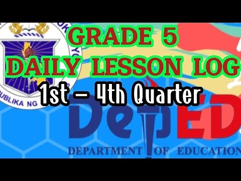 GRADE 5 UPDATED DAILY LESSON LOG (DLL) || 1st - 4th QUARTER