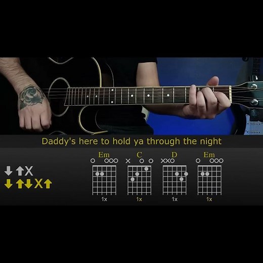 Mockingbird - Eminem | Easy Guitar Lesson Tutorial with Chords/Tabs and Lyrics