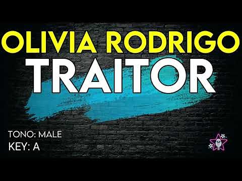 Olivia Rodrigo - Traitor - Karaoke Instrumental - Male