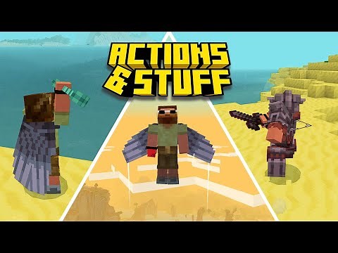 Actions & Stuff V2 in Minecraft PE/Bedrock 1.21