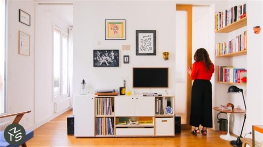 Interior Designer Turns Small Dark Paris Apartment Into Bright Open Home, 45sqm/484sqft | Juliane Garcia
