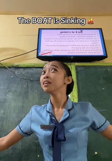 The Boat is Sinking ⛵️#studentteacher #mathteacher #teachersoftiktok #math #filipinoteachers