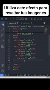 52K views · 1K reactions | Efectos de imagenes con css #programacionweb #html #programadoresweb #desarolloweb #css | Progamacion web, | Facebook