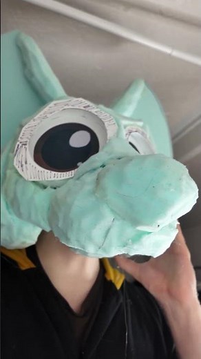 Making a moving jaw on a fursuit! #fursuit #furry #furries
