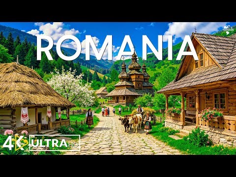 Romania 4K 🌿 Carpathian Mountains, Medieval Villages & Timeless Eastern European Landscapes
