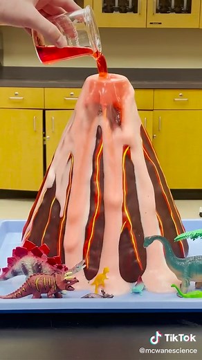 How to Make a Baking Soda and Vinegar Volcano Eruption at Home