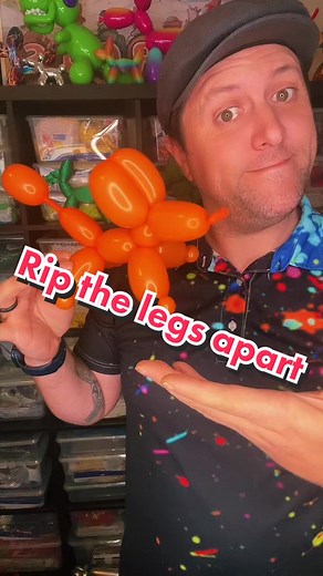 How to Make a Unique Balloon Dog with Separate Legs