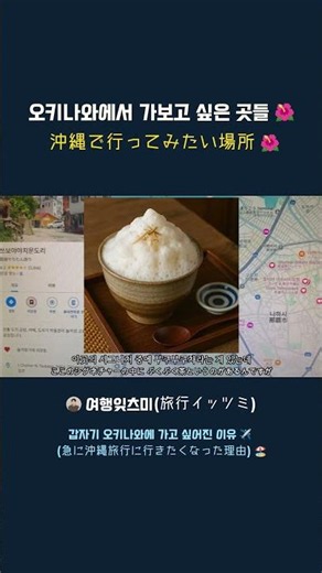 오키나와에서 가보고 싶은 곳들 🌺｜沖縄で行ってみたい場所 🌺