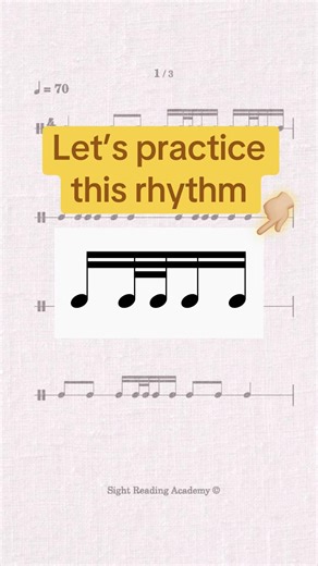 Subscribe the channel for more ⏯️📺📚 #sightreading #rhythmpractice #musicexercise