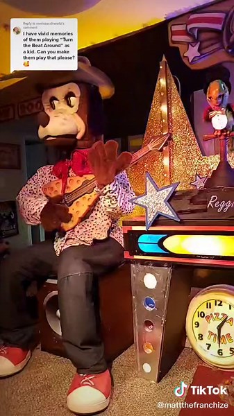 Recuerdos de Chuck E. Cheese en 1996