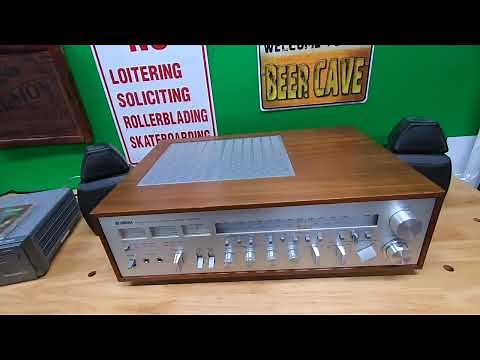 Yamaha CR 2020 Vintage Stereo Receiver Demo