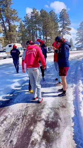 ALA Baseball Enjoying Bryce Canyon Detour⛰️⚾️ #baseball #snowday #kanab #kanabutah | Stephanie Mason