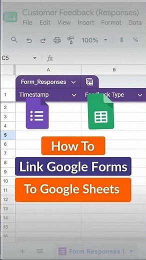 How To Link Google Forms to Google Sheets #googlesheets #googleforms #googleworkspaces