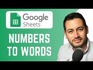 How To Convert Numbers to Words in Google Sheets | Turn numbers into words | Google Sheets Tutorial
