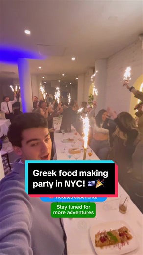 Had so much fun adventuring to “Mamma Mia it’s a Greek Food Making Party!” Have you been to this event? 🇬🇷🎉 Thanks @New York Bucket List for the invite! #mammamiaitsagreekfoodmakingparty #nybucketlist #newyorkbucketlist #pappasnewyork #dreamhospitality #greekcooking #nyccookingparty #nyccookingclass #thingstodoinnyc #nycrecs