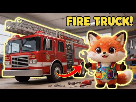 Street Vehicles Garage! Can We Fix 30 Big Trucks & Toy Cars? @KIDSTODDLERS