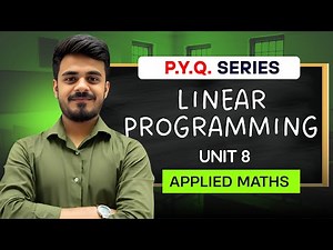 LINEAR PROGRAMMING PYQ's| Applied Maths| Class 12th| CBSE 2026