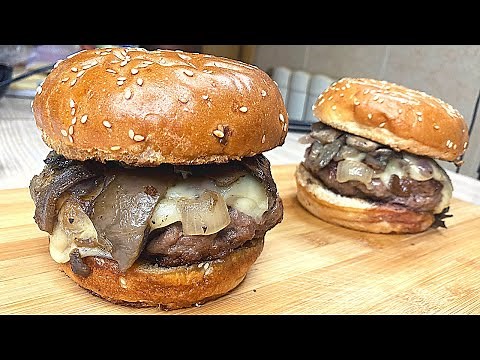 Mushroom Swiss Burger Recipe: Juicy, Gooey and Mushroomy