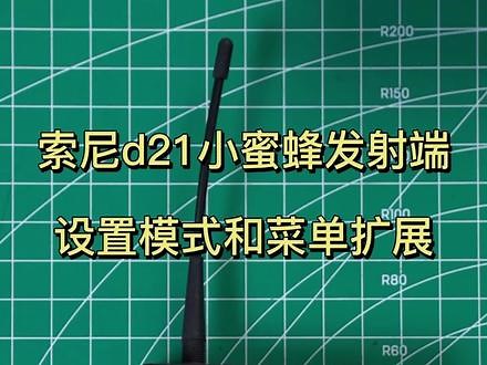 索尼d21小蜜蜂发射端设置模式和菜单扩展#直播 #采访 #录音