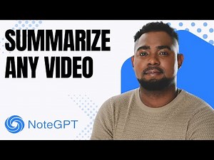 Summarize ANY YouTube Video in Seconds with NoteGPT (Fast & Easy!)