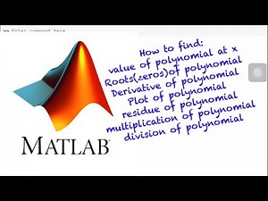Polynomial in MATLAB