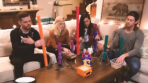 9.8M views · 42K reactions | #ThrowBackThursday to our comfy living room jam sesh! We are stoked to be back on the road for our 2019 World Tour! Grab your tix here: https://www.walkofftheearth.com/tour | Walk Off The Earth | Facebook