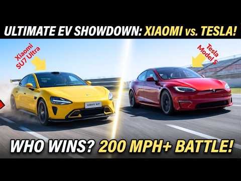 Xiaomi SU7 Ultra vs Tesla Model S Plaid — 1,500hp EV showdown: can Tesla still dominate?