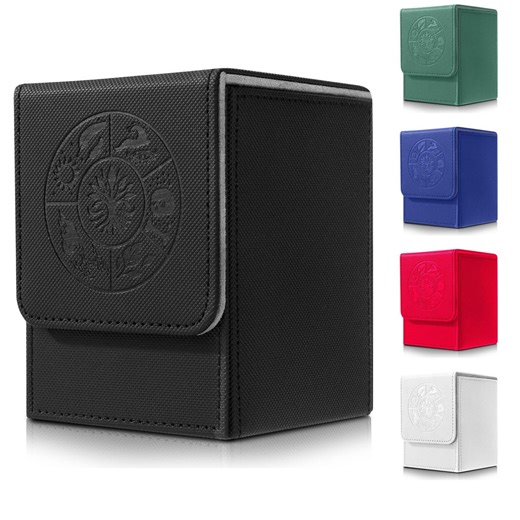 TCG Deck Box 5-color Set: Card Storage Organizer With Dividers - Etsy