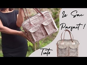🧵"Tuto Couture : Sac Épaule avec Poches 3D et Fermeture Zip | Pas à Pas"