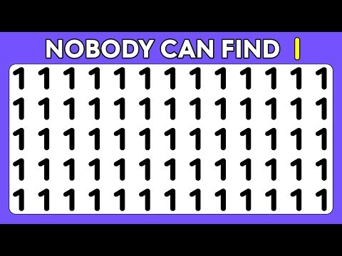 Test Your Visual Skill | Find The Odd One Out | Number & Letter | Emoji Edition | Visual Skill Test