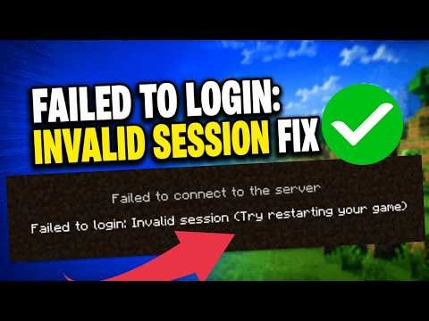 How To Fix Minecraft Failed To Login Invalid Session (2026) | Try Restarting Your Launcher Error Fix