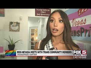 Miss Nevada USA meets with trans community members at new TransPride center