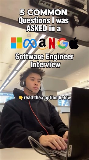 Anthony Thanpoovong on Instagram: "1️⃣ Data Structures & Algorithms • “Given an array/string, solve X efficiently.” Examples: • Two Sum • Longest Substring Without Repeating Characters • Merge Intervals 👉 Tests arrays, hash maps, two pointers, sliding window. 2️⃣ Problem-Solving & Optimization • “How would you optimize this solution?” They often start with a brute-force approach and expect you to: • Improve time complexity • Reduce space usage • Explain trade-offs clearly 3️⃣ Coding on Trees or