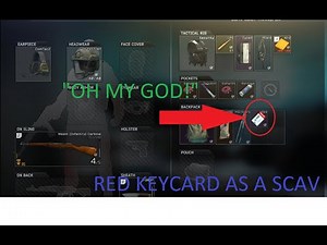 Red keycard as a scav in tarkov