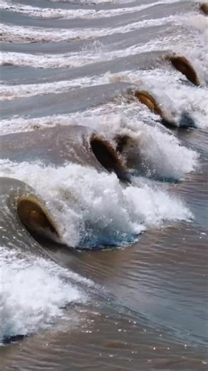“Amazing Longyan Tide on Qiantang River – 5 Years of Waiting 🌊” #shorts #waves