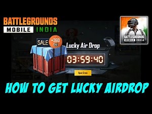 HOW TO GET LUCKY AIRDROP IN BGMI/PUBG MOBILE