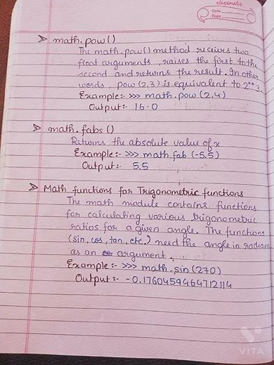 Python Modules Class 11| Chapter 13 | Python Notes for Class 11 | NCERT/CBSE