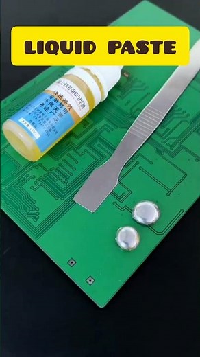 how to use liquid soldering paste? #solderingpaste #diyelectronics #solderingtool #howtosoldering