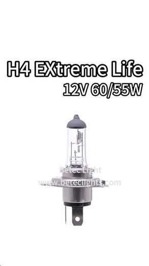 H4 EXtreme Life 12V60/55W P43t Car Bulb | Ultra-Long Lifespan · Stable Lighting ✨ #carlight